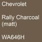 Preview: Chevrolet, Rally Charcoal (matt), WA646H.